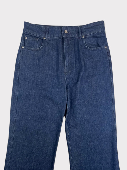 Sezane Wide Leg Jeans, Size 42
