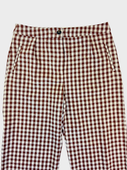 Sezane Cotton and Linen Trousers, Size 44
