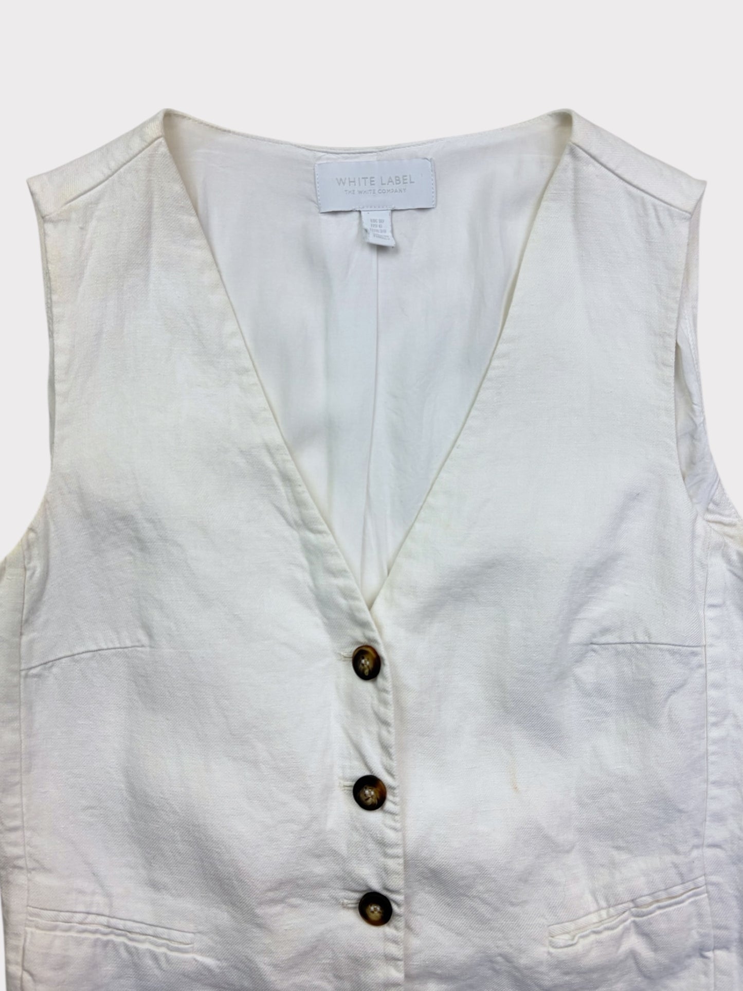 The White Company White Label Linen Co-ord, Size 10