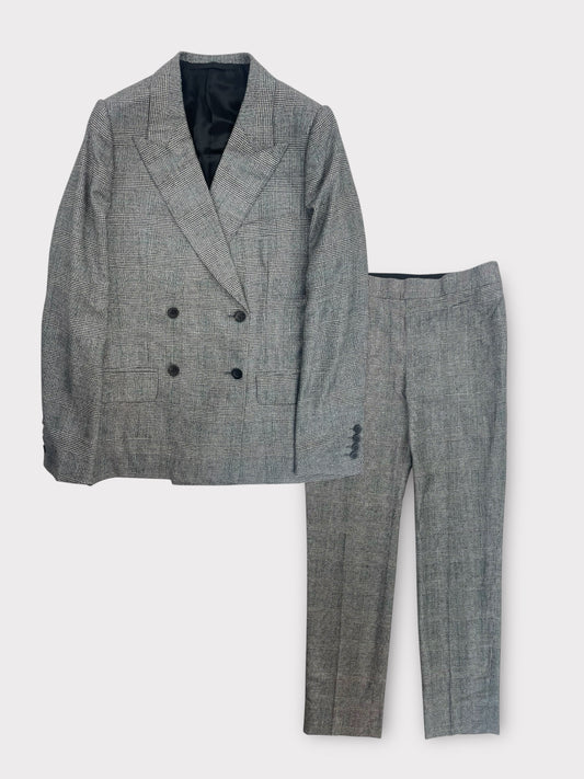 Alex Eagle Wool/Cashmere Bespoke Suit, fits a size 8