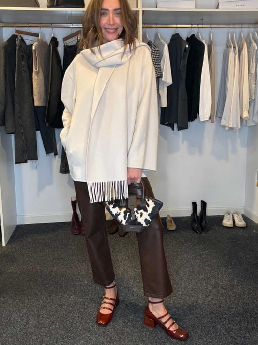 Cos Scarf Coat, Size S. Fits a size 10 or 12