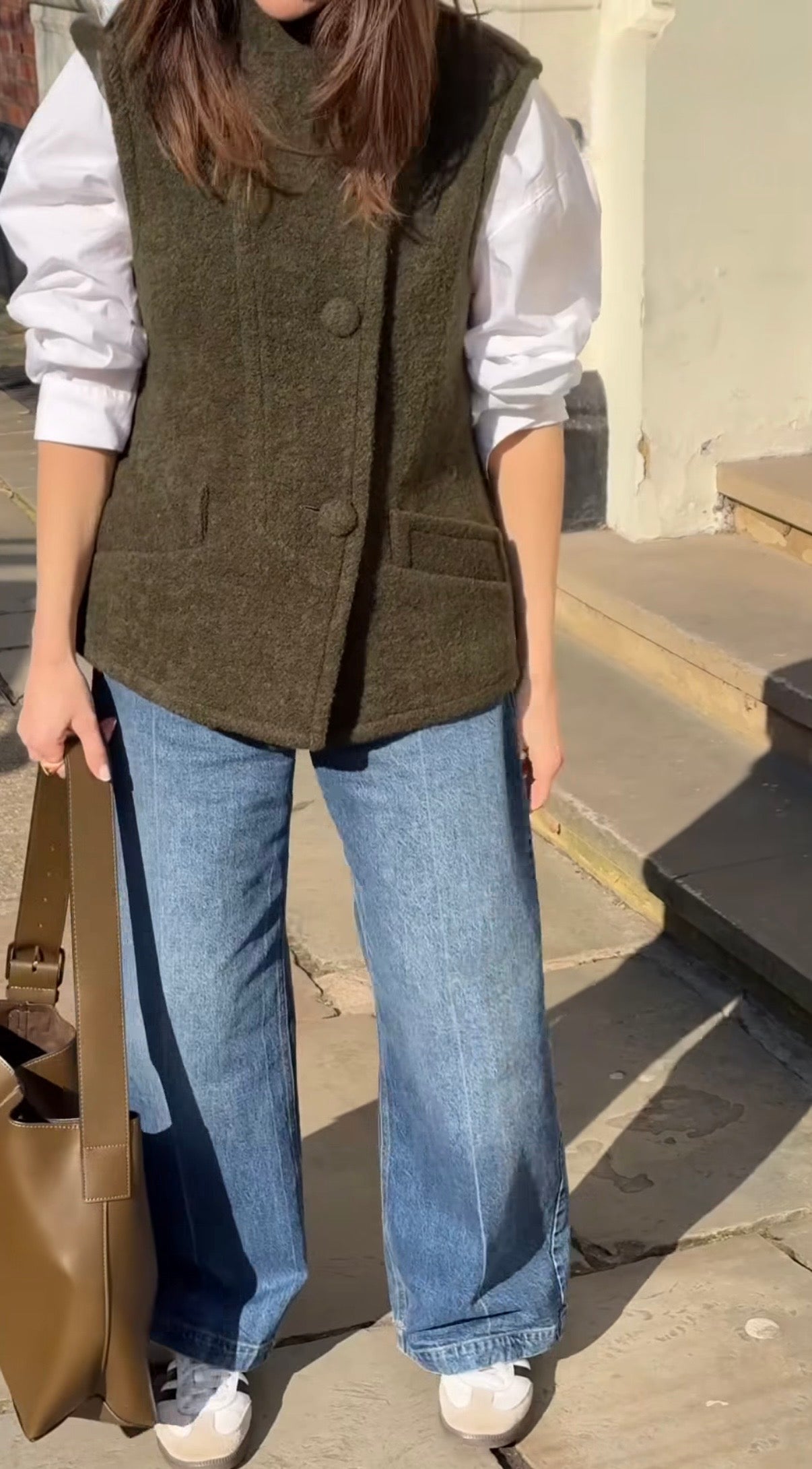Sezane Wool Gilet, Size 38, BNWT