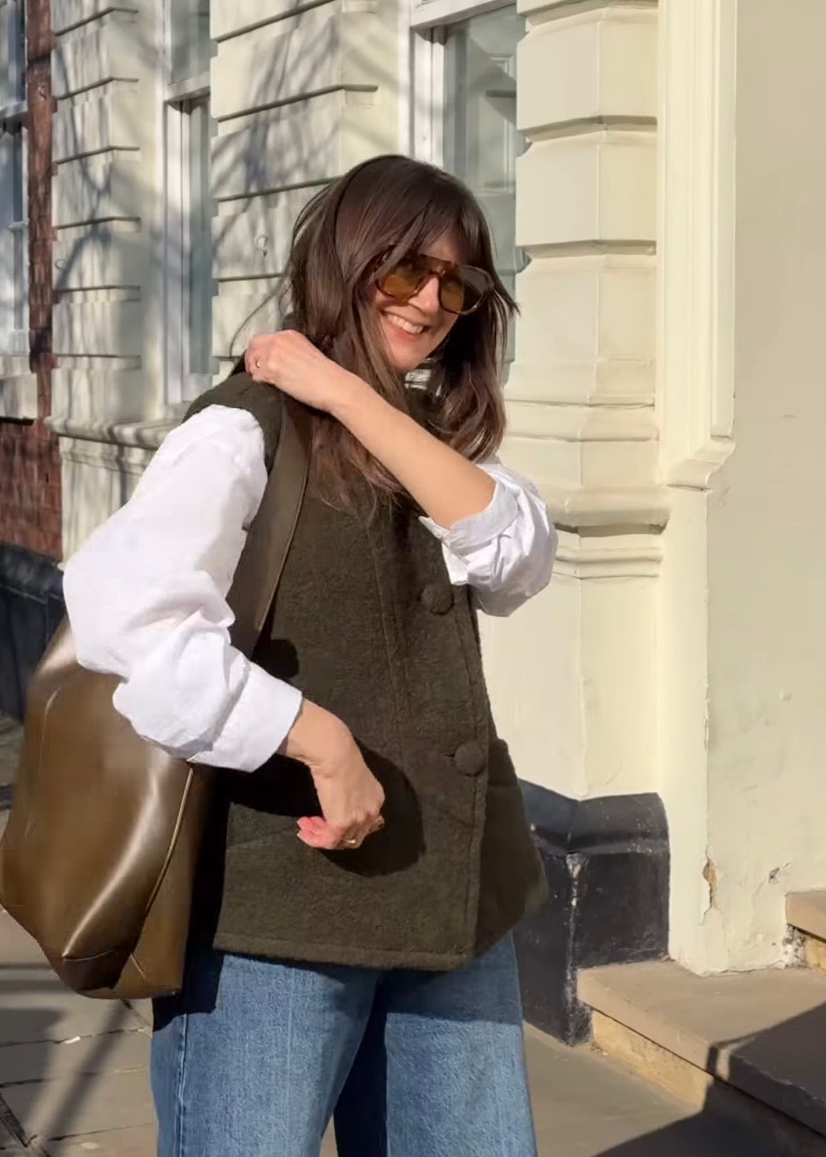 Sezane Wool Gilet, Size 38, BNWT