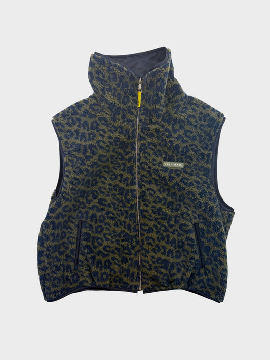 Vivi Mari Reversible Bomber vest, Size M/L