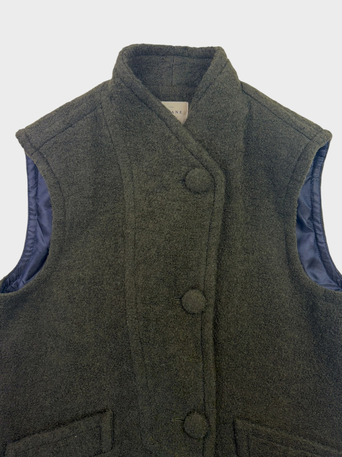 Sezane Wool Gilet, Size 38, BNWT