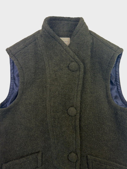 Sezane Wool Gilet, Size 38, BNWT