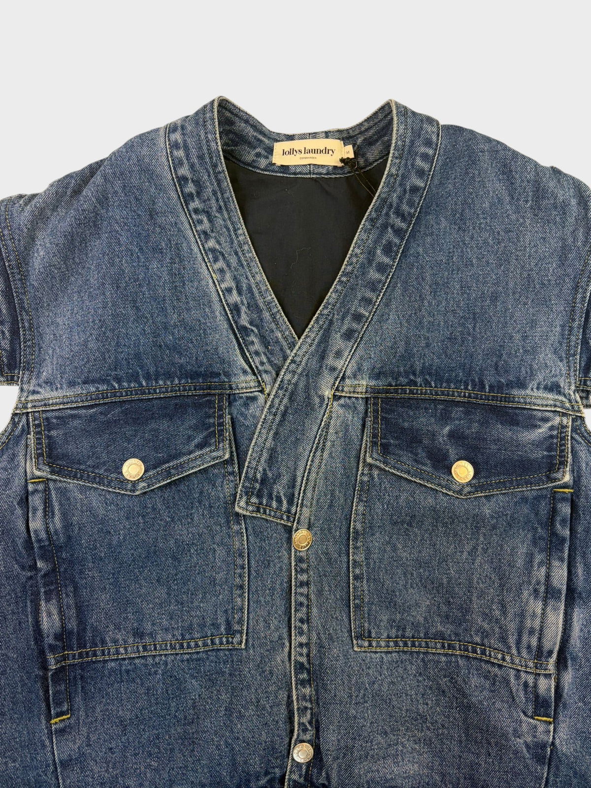 Lollys Laundry Denim Waistcoat, Size M, BNWT