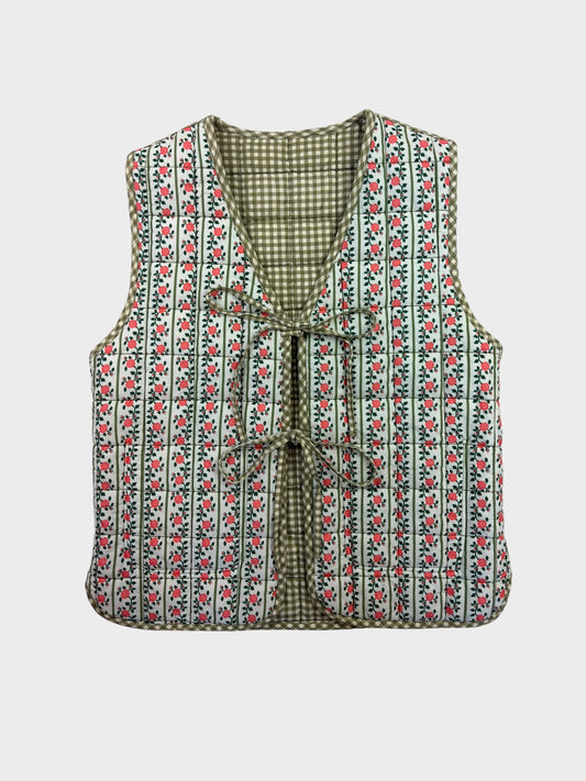 Damson Madder Reversible Waistcoat, Size 10, BNWT