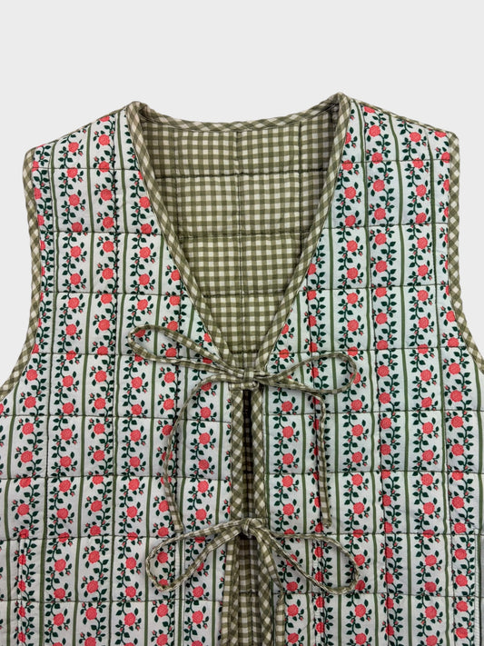 Damson Madder Reversible Waistcoat, Size 10, BNWT