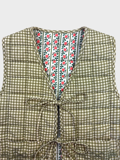 Damson Madder Reversible Waistcoat, Size 10, BNWT